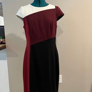 White House Black Market Colorblock Dress